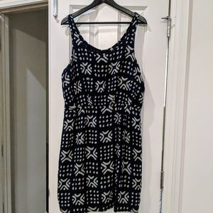 Anthropologie Sariah Gameboard dress